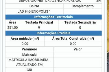 Terreno &agrave; venda - 502m&sup2; - Pr&oacute;x Rodovi&aacute;ria 