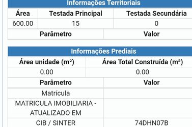 Terreno &agrave; venda - 600m&sup2; - Jardim Santos Dumont 