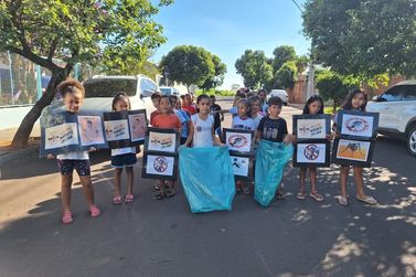 Escolas municipais participam do Dia D de Mobilização contra a dengue