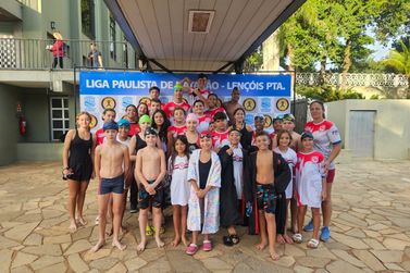 Equipe de natação conquista 39 medalhas no Circuito da Liga Paulista