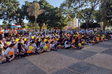 Lançamento da campanha ocorreu na Praça Doutor Carlos Sampaio Filho