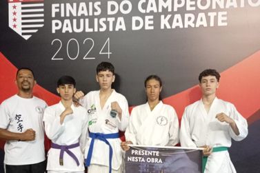 Atletas participam de Campeonato Paulista de Karatê