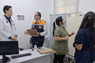 Unidades de sa&uacute;de passam por vistoria da Defesa Civil em Pen&aacute;polis