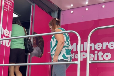 Carreta do Mulheres de Peito realiza quase 300 mamografias em Pen&aacute;polis