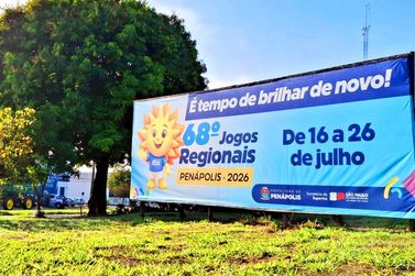 Divulga&ccedil;&atilde;o dos Jogos Regionais com o mascote Francisco se espalha por Pen&aacute;polis