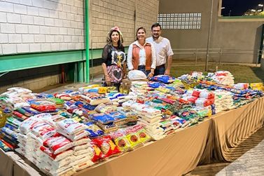 Fundo Social de Birigui arrecada mais de oitocentos quilos de alimentos