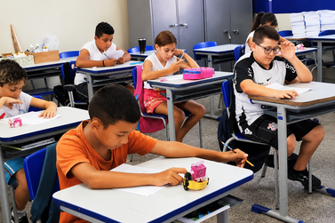 Alunos da rede municipal realizam avalia&ccedil;&atilde;o do Compromisso Crian&ccedil;a Alfabetizada