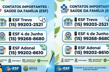 Postos de sa&uacute;de de Porangaba passam a atender tamb&eacute;m via WhatsApp