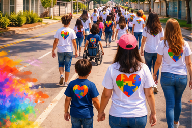 Porangaba promove Caminhada pela Inclus&atilde;o no Abril Azul