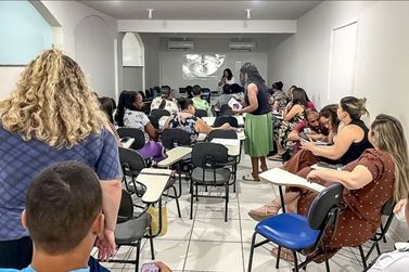 Agentes Comunit&aacute;rios de Sa&uacute;de participam de momento de sensibiliza&ccedil;&atilde;o 
