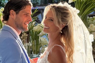 Jogador Gon&ccedil;alo Paci&ecirc;ncia e Priscilla Tardelli se casam em Arraial D&rsquo;Ajuda