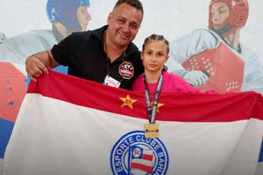 Menina de Porto Seguro conquista pela quarta vez o t&iacute;tulo baiano de Taekwondo