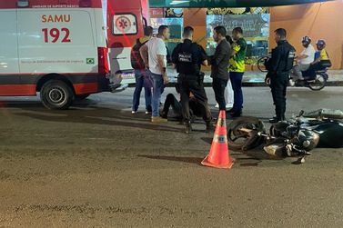 Policial penal fica ferido em acidente de trânsito na avenida Calama