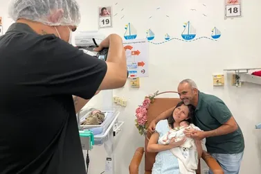 &ldquo;Amor em Fotos&rdquo; registra primeiros dias de vida de beb&ecirc;s no Hospital de Base, na capital