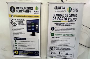 Central de &Oacute;bitos de Porto Velho tem novo sistema de rod&iacute;zio