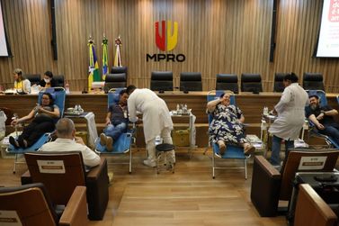 MPRO realiza campanha de doa&ccedil;&atilde;o de sangue e registra mais de 70 ades&otilde;es em Porto Velho