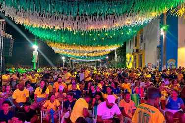 Rua do Hexa ter&aacute; transmiss&atilde;o do jogo do Brasil, aulas de zumba e shows nesta quarta-feira