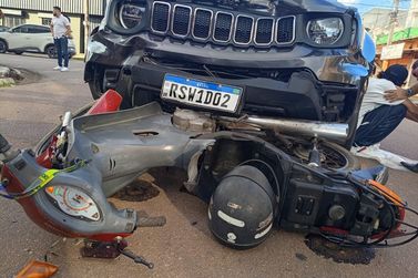   Dois acidentes envolvendo motociclistas deixam v&iacute;timas gravemente feridas