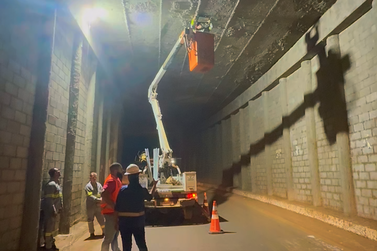 Revitaliza&ccedil;&atilde;o dos viadutos de Porto Velho come&ccedil;a com ilumina&ccedil;&atilde;o em LED e paisagismo
