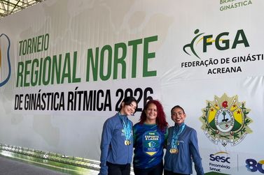 Ginastas de Porto Velho brilham no Norte e garantem vaga na etapa nacional