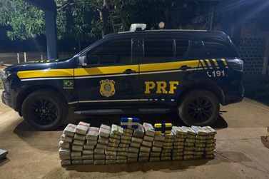 PRF apreende 102 kg de drogas escondidos em caixas na BR-364, em RO