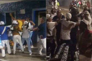 Vídeo mostra briga entre membros de congadas durante festa em Silvianópolis