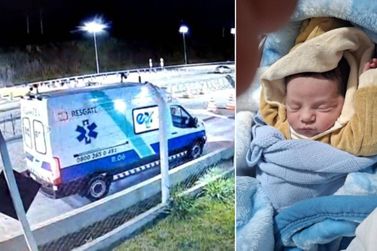 Mulher d&aacute; &agrave; luz no momento em que carro chega em ped&aacute;gio de rodovia sul-mineira
