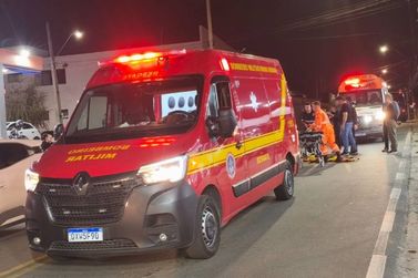 Motociclista &eacute; v&iacute;tima de acidente na Rua Alberto Paciulli em PA nesta quarta-feira
