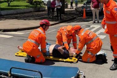 Homem atropelado em faixa de pedestre em Alfenas. Motorista evitava congestionamento