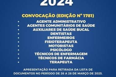 Prefeitura de Registro convoca aprovados em concursos para a Saúde