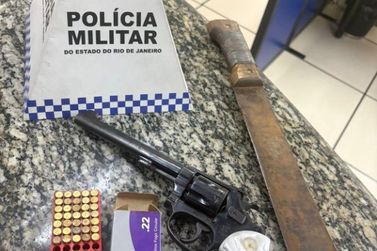 PM prende idoso por efetuar disparos de arma de fogo em Porto Real