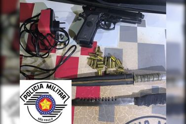 PM apreende dois homens por posse de arma de fogo em Saltinho 