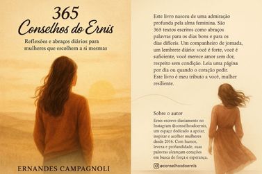 Riopedrense Ernandes Campagnoli lan&ccedil;a novo livro 365 Conselhos do Ernis 