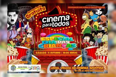 Cinema na Pra&ccedil;a traz Festival de Desenhos Animados neste s&aacute;bado