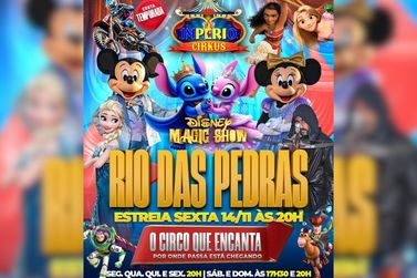 Imp&eacute;rio Cirkus estreia espet&aacute;culo em Rio das Pedras nesta sexta-feira