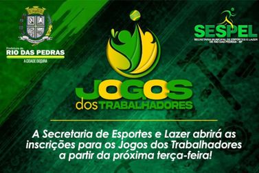 Inscri&ccedil;&otilde;es para os Jogos dos Trabalhadores come&ccedil;am nesta ter&ccedil;a-feira