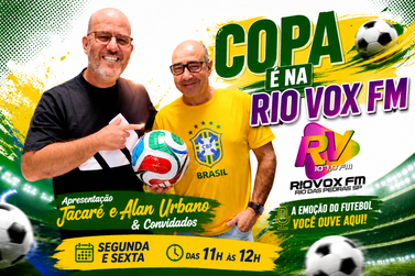 Rio Vox FM estreia programa especial para acompanhar a Copa do Mundo 2026
