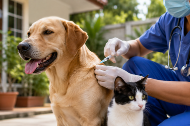 Rio das Pedras oferece vacina&ccedil;&atilde;o antirr&aacute;bica domiciliar para c&atilde;es e gatos