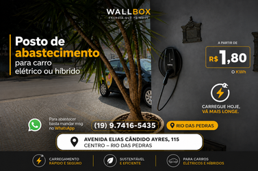 RTI Network oferece abastecimento para carros el&eacute;tricos e h&iacute;bridos em Rio das Pedras