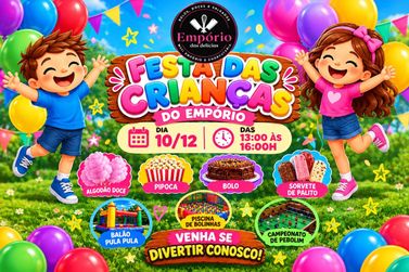 Emp&oacute;rio das Del&iacute;cias prepara tarde especial para celebrar o Dia das Crian&ccedil;as