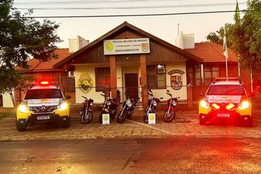 PM de Missal e Itaipulândia apreende cinco motocicletas em operação