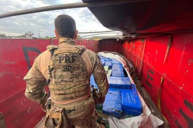 PRF e PMPR apreendem mais de 3 toneladas de maconha em carreta em Toledo