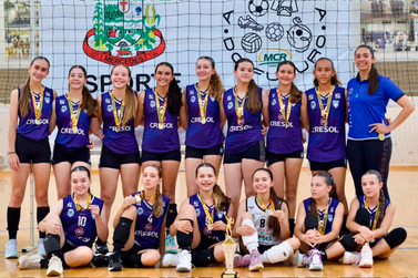 Asavolei/Santa Helena brilha na abertura da Copa Lindeiros Sub-15