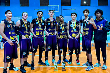 Santa Helena conquista ouro e bronze na etapa do Paranaense de Basquete 3x3