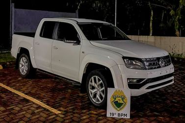 Amarok furtada na regi&atilde;o &eacute; recuperada ap&oacute;s fuga e disparos contra os pneus