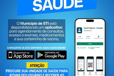 Secretaria Municipal de Sa&uacute;de acaba de lan&ccedil;ar o aplicativo Sa&uacute;de Digital Cidad&atilde;o