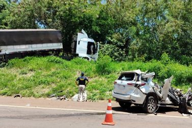 Acidente com v&iacute;tima fatal e feridos graves entre Matel&acirc;ndia e Medianeira