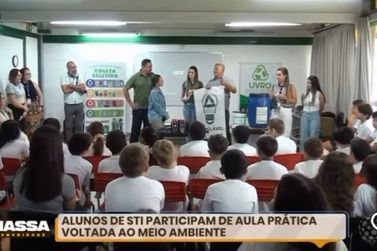 Semana de Educa&ccedil;&atilde;o Ambiental envolve 275 alunos e ganha destaque na TV