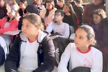 Alunos da Escola Nossa Senhora do Carmo visitam a UVRO e aprendem sobre sustentabilidade
