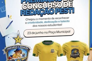Premia&ccedil;&atilde;o do Concurso de Reda&ccedil;&atilde;o PESTI reconhece talento de estudantes da rede municipal
